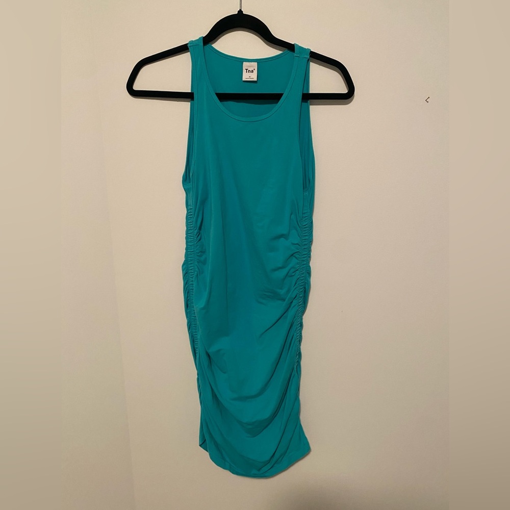 TNA Teal Mini Dress